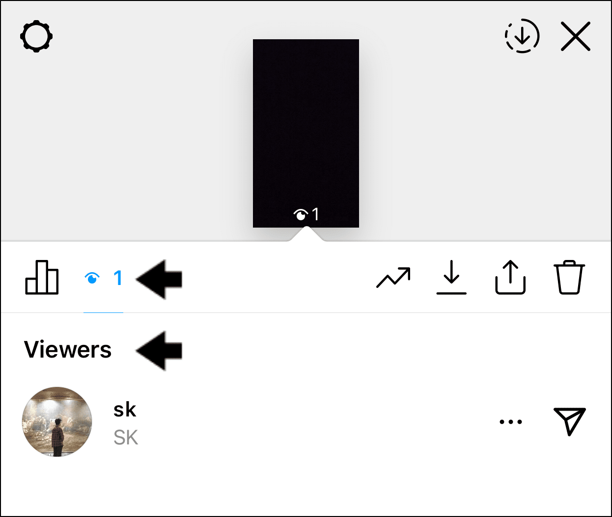 Instagram story or highlight views not showing