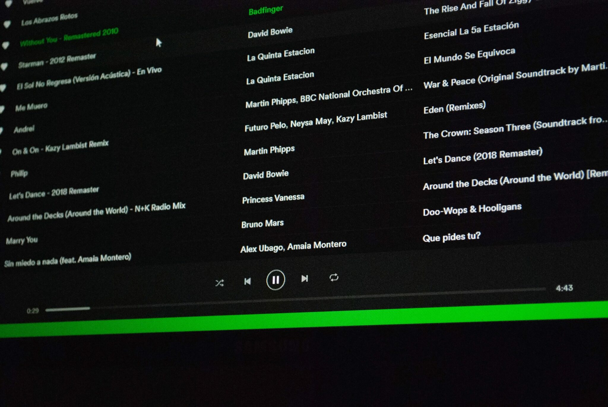 check and clear downloaded songs on Spotify to fix Spotify offline downloads songs or playlists not working, playing or greyed out