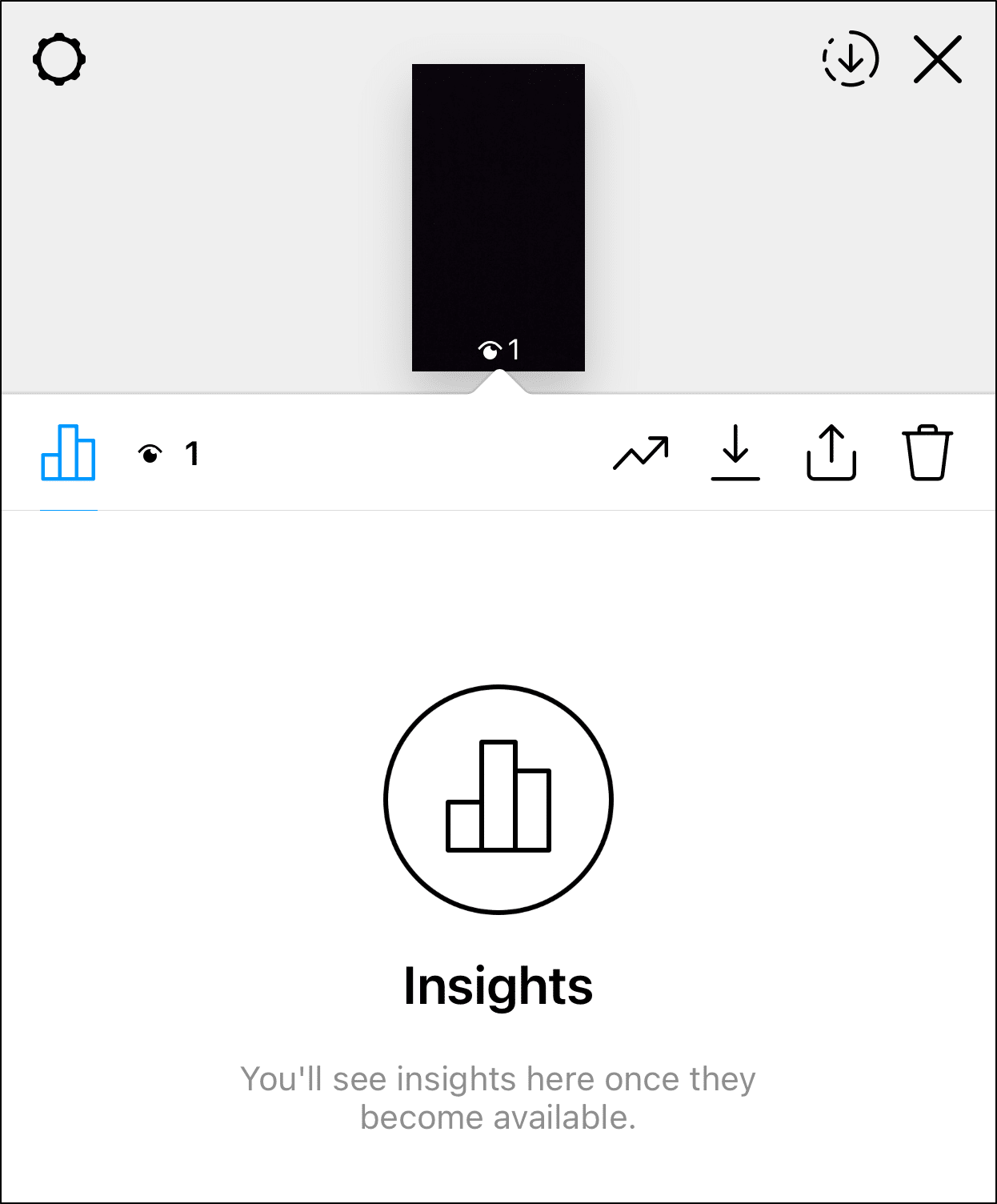 Instagram story or highlight views or Insights not showing