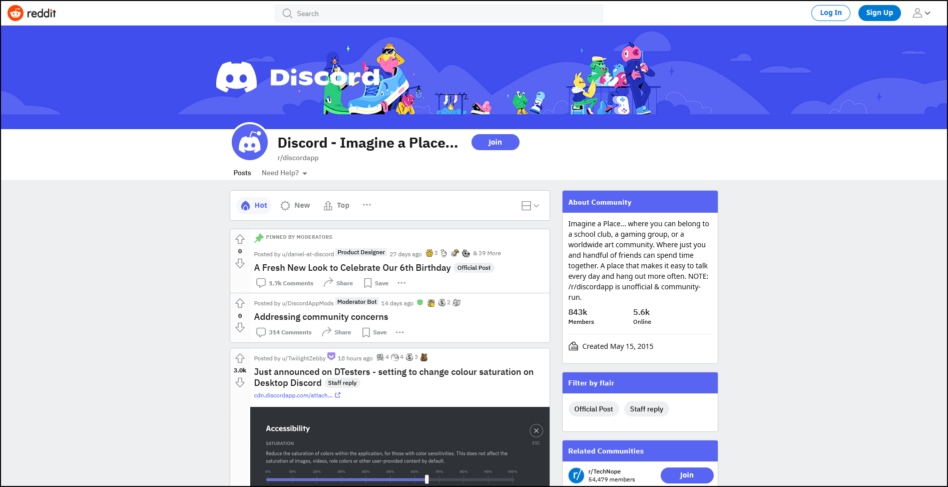 contact Discord through subreddit no Reddit to undisable disabled Discord account