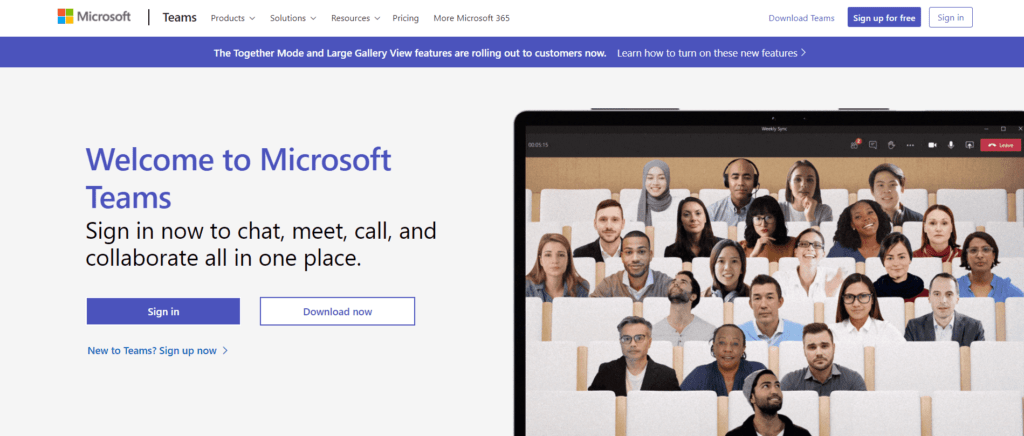 use the web version of Microsoft Teams to fix Teams contacts and calendar not showing