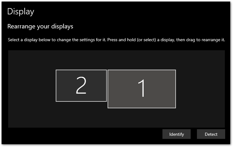 change display on windows to reduce screen resolution to fix Microsoft Teams screen share black/blank screen or not working