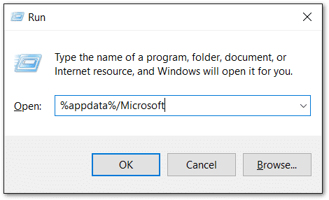 access Microsoft Teams cache and app files to clear cache on Windows to fix Microsoft Teams screen share black/blank screen or not working