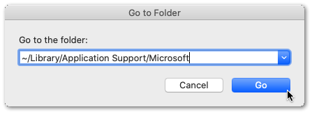 access Microsoft Teams cache and app files to clear cache on macOS to fix Microsoft Teams screen share black/blank screen or not working