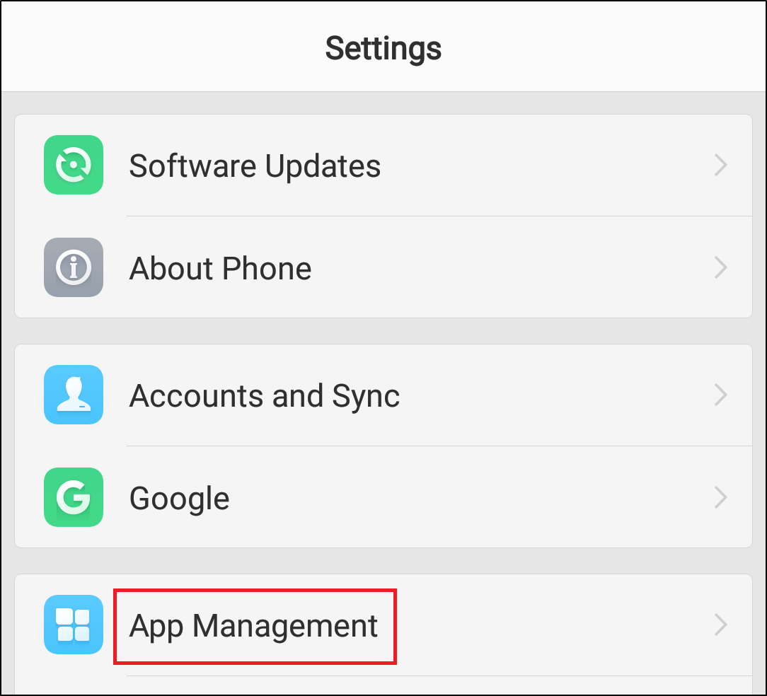 access app list or App Management on Android through system settings to check and enable outlook notification settings to fix Microsoft Outlook app email notifications not working on iOS or Android
