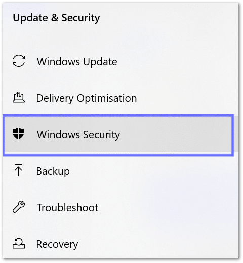 Run malware and virus scan using Windows Security to fix can't log in Disney Plus, not signing in, or Sign In button not working