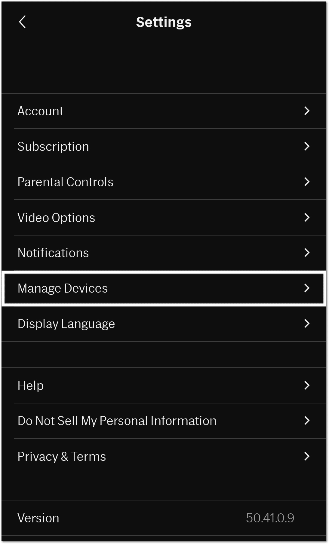 sign out of HBO Max on streaming devices through mobile app to fix HBO Max subtitles or closed captions not working, showing or loading