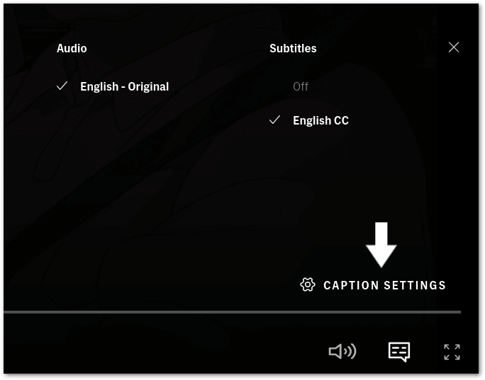 change the subtitles and closed captioning settings and styling to fix HBO Max subtitles or closed captions not working, showing or loading