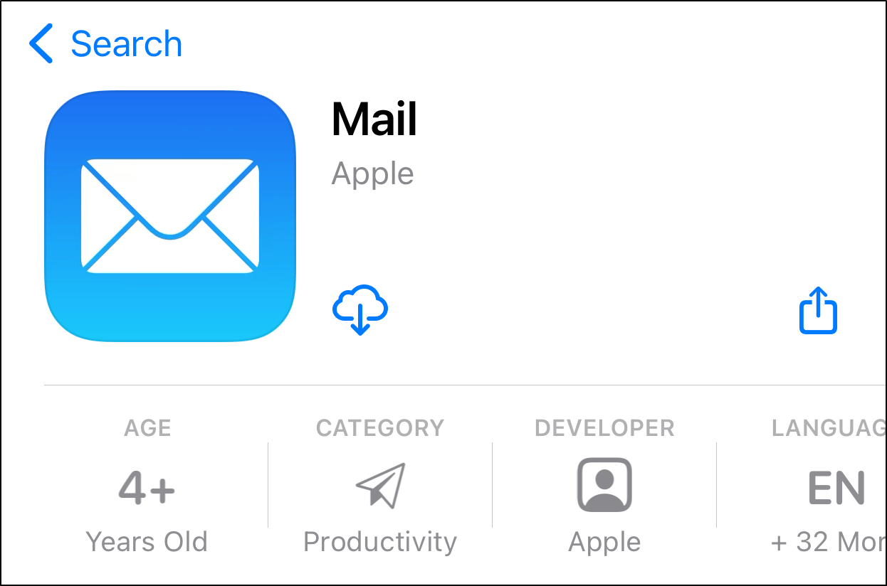 use default Apple Mail app to fix Microsoft Outlook app email notifications not working on iOS
