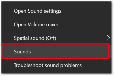 access sound settings on Windows to disable Netflix's exclusive control to fix Netflix no sound, audio problems/issues or volume not working