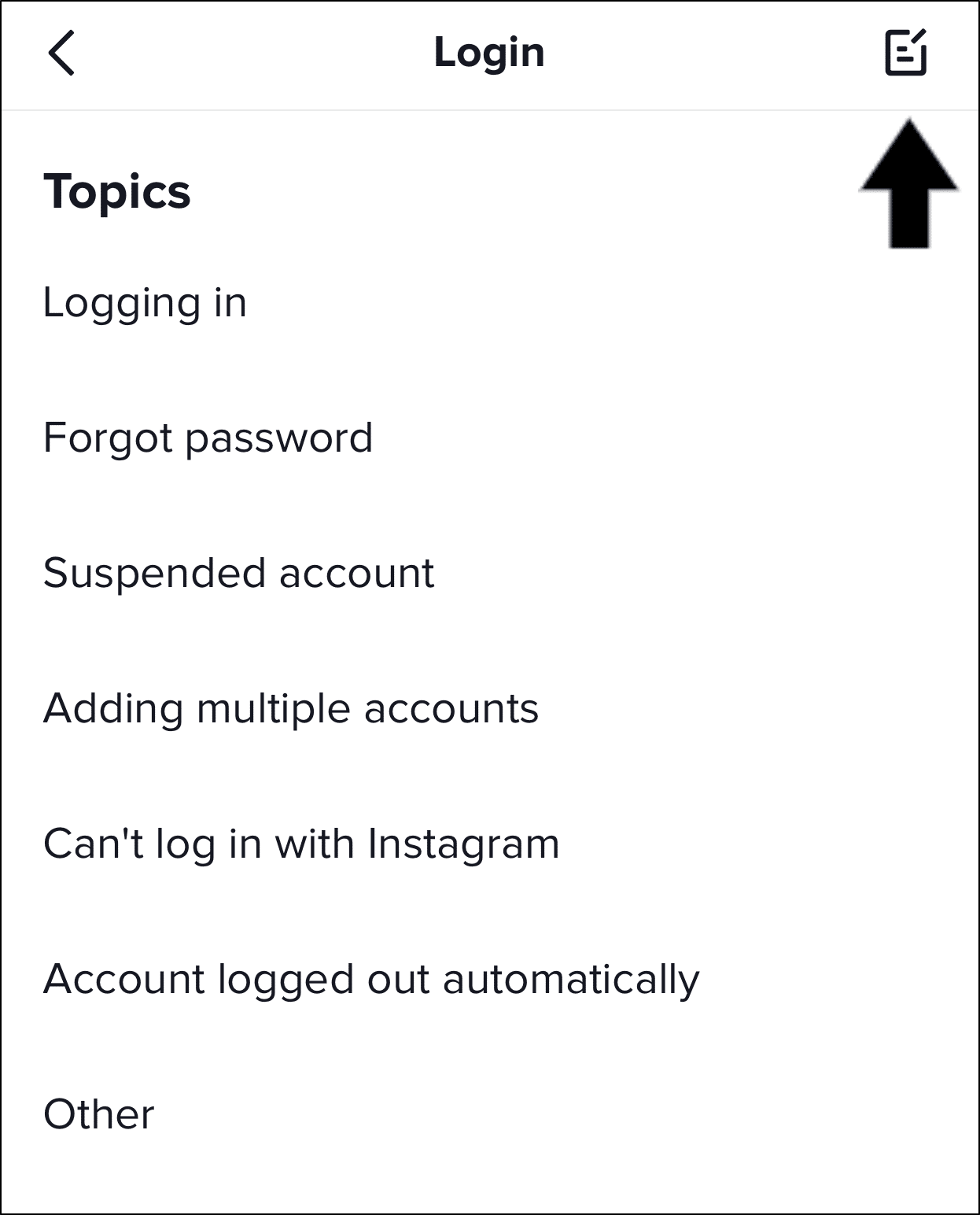 contact TikTok support by subitting feedback form to fix can't log in to TikTok, "Too many attempts, please try again" error message, or login failed
