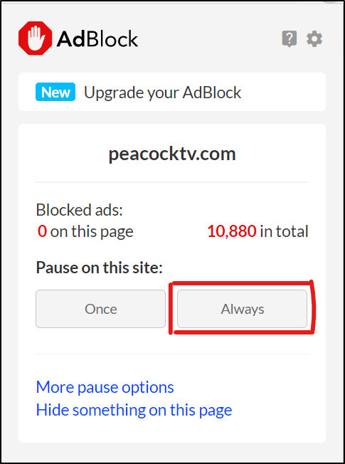 disable adblock extension on web browser to fix Walmart website not working or loading issues