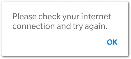 Facebook Messenger "please check your internet connection and try again" error message - fix messages not sending, working, receiving, showing or loading