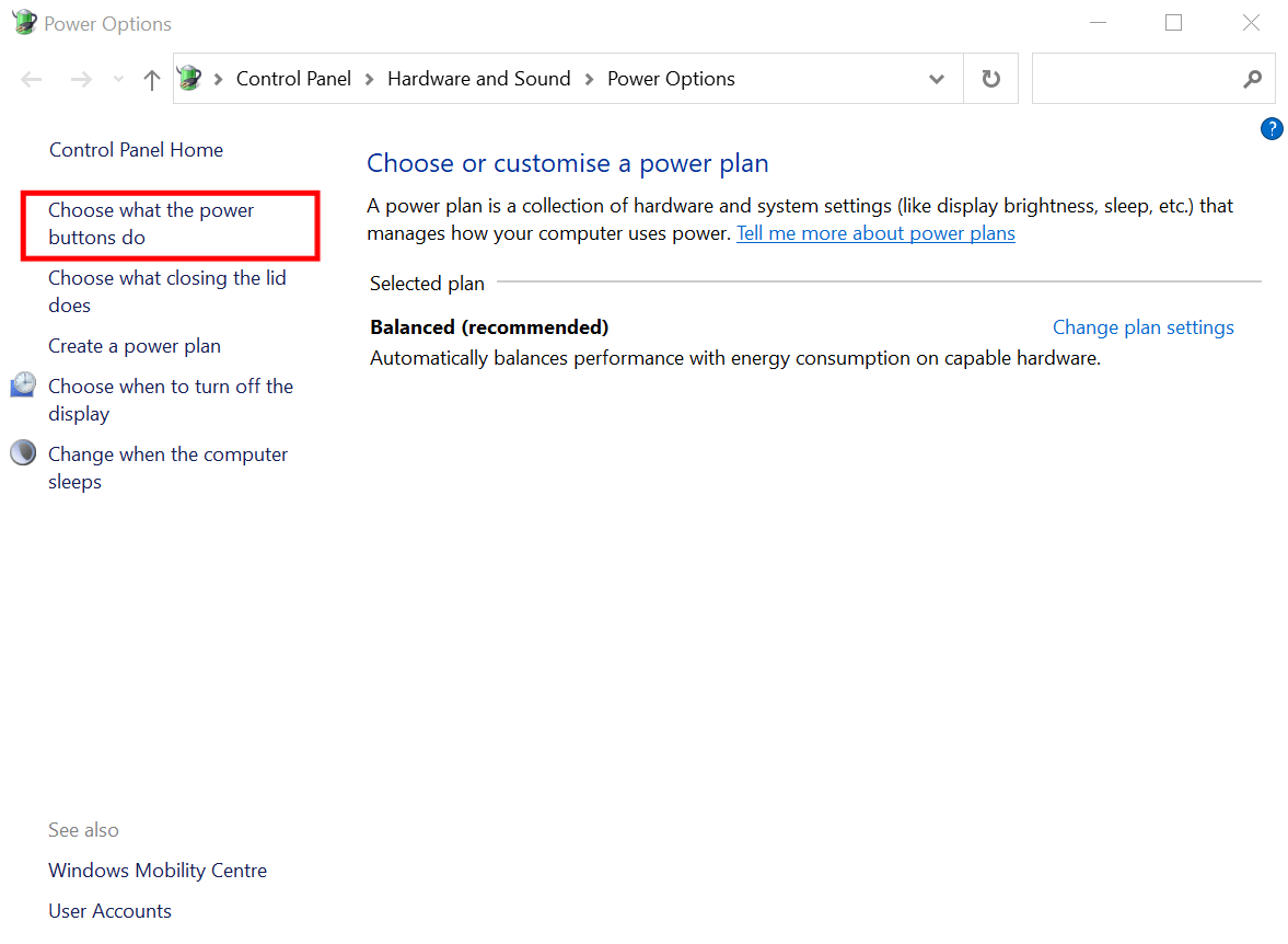 turn off System Fast Startup settings on Windows to fix Netflix no sound, audio problems/issues or volume not working