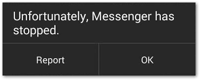 "Unfortunately, Messenger has stopped" error message - fix messages not sending, working, receiving, showing or loading