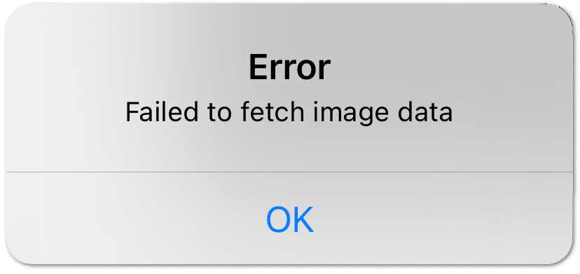 Facebook Messenger images, videos not loading or receiving, "Failed to fetch image data" error message