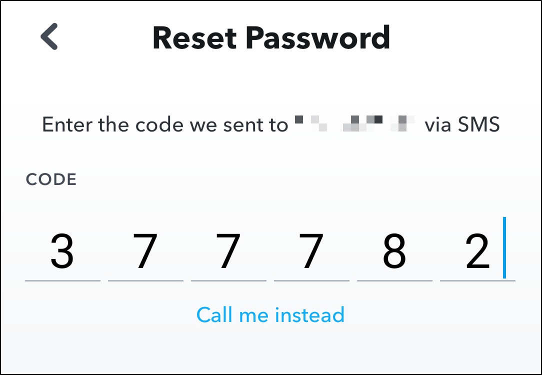 reset your Snapchat account password using phone number to fix can't log in, sign in to Snapchat, password not working, or Could Not Connect error