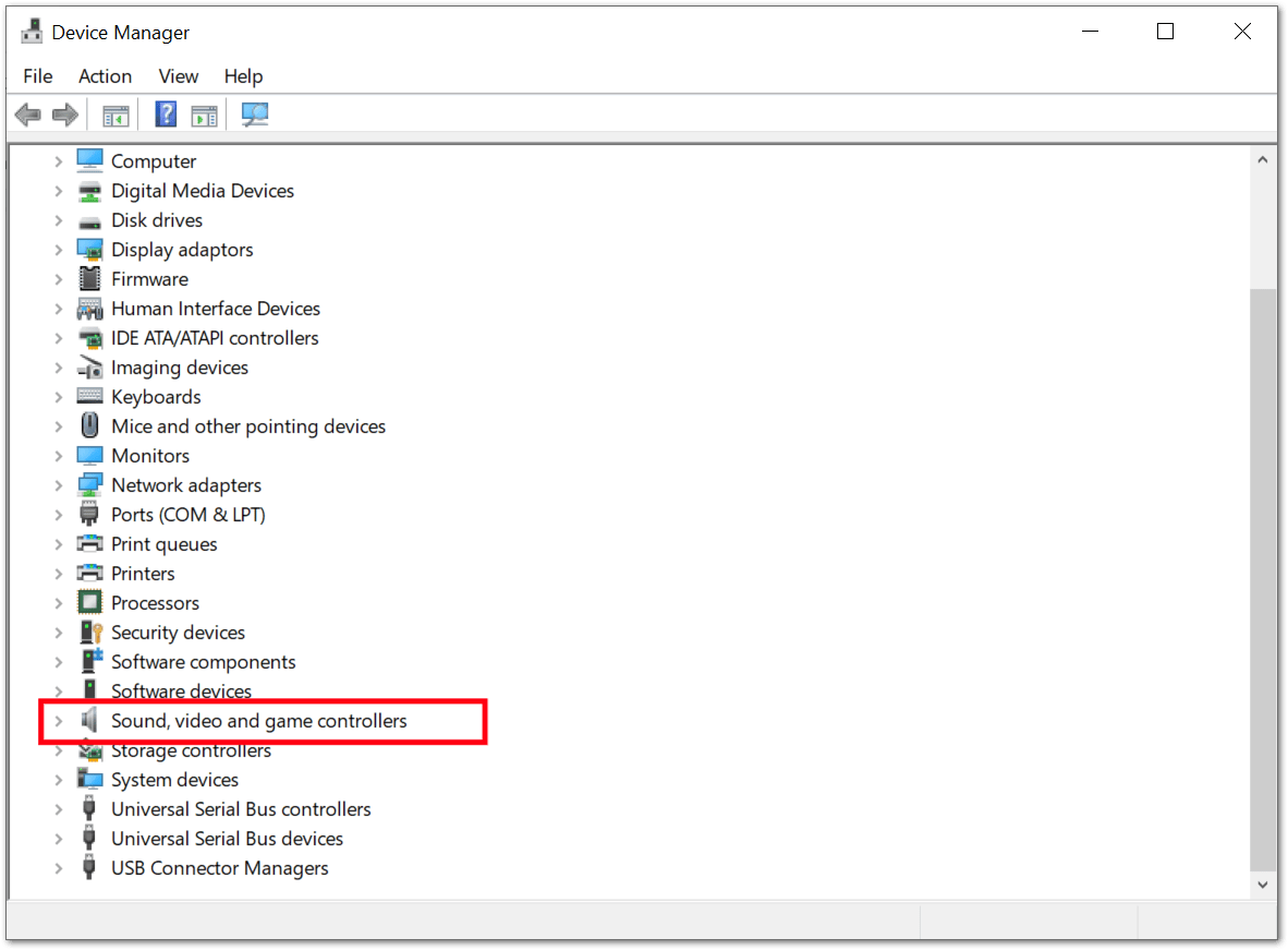 update or reinstall the audio driver on Windows Device Manager settings to fix HBO Max no sound, audio, or volume not working or playing