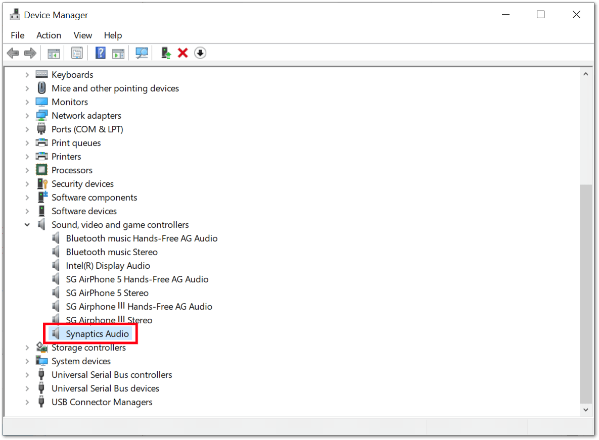 update or reinstall the audio driver on Windows Device Manager settings to fix HBO Max no sound, audio, or volume not working or playing