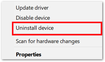 Uninstall to reinstall the audio driver on Windows Device Manager settings to fix Microsoft Teams no sound, poor audio quality, voice delay, echo issue or unmute/microphone not working, detected or recognizing