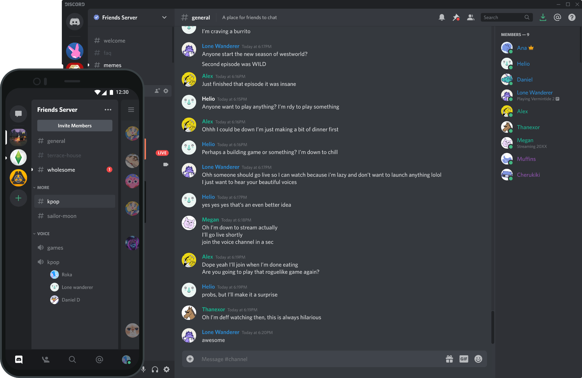 try using Discord on a different platform or device to fix Discord messages not sending, receiving, loading, updating or "Message Failed to Load" error