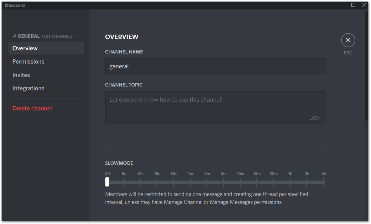 edit the Discord server or channel settings to fix Discord messages not sending, receiving, loading, updating or "Message Failed to Load" error