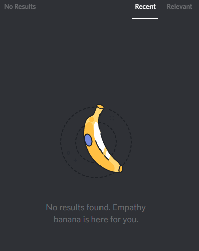 Discord search bar or function not working or showing no results error message