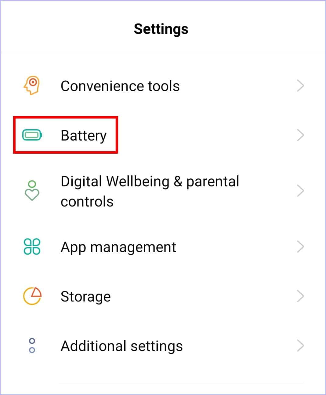 access battery settings on Android to disable power-saving mode to fix Microsoft Teams mobile notifications not working or showing