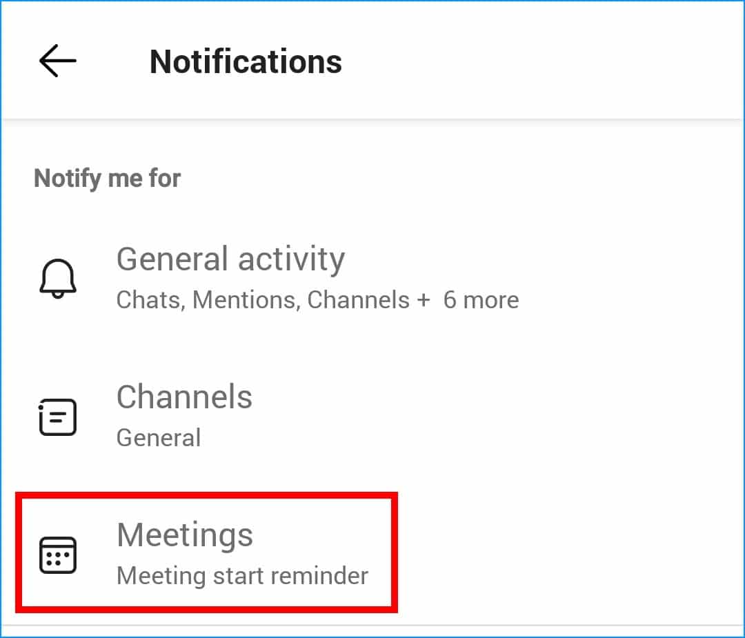 check and enable meeting notification settings through Microsoft Teams app settings to fix mobile notifications not working or showing on iOS or Android