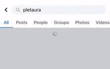 Facebook search bar or function not working or no results