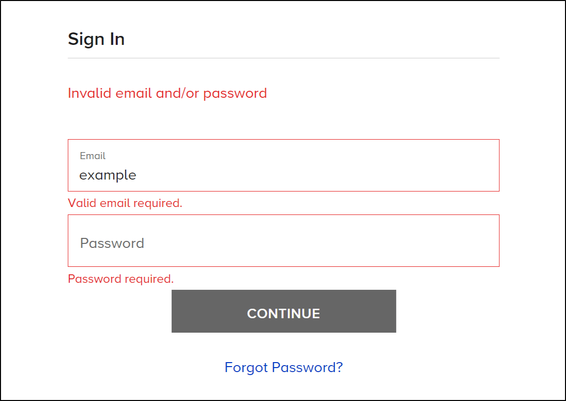 can't sign in to Paramount Plus or log in button not working