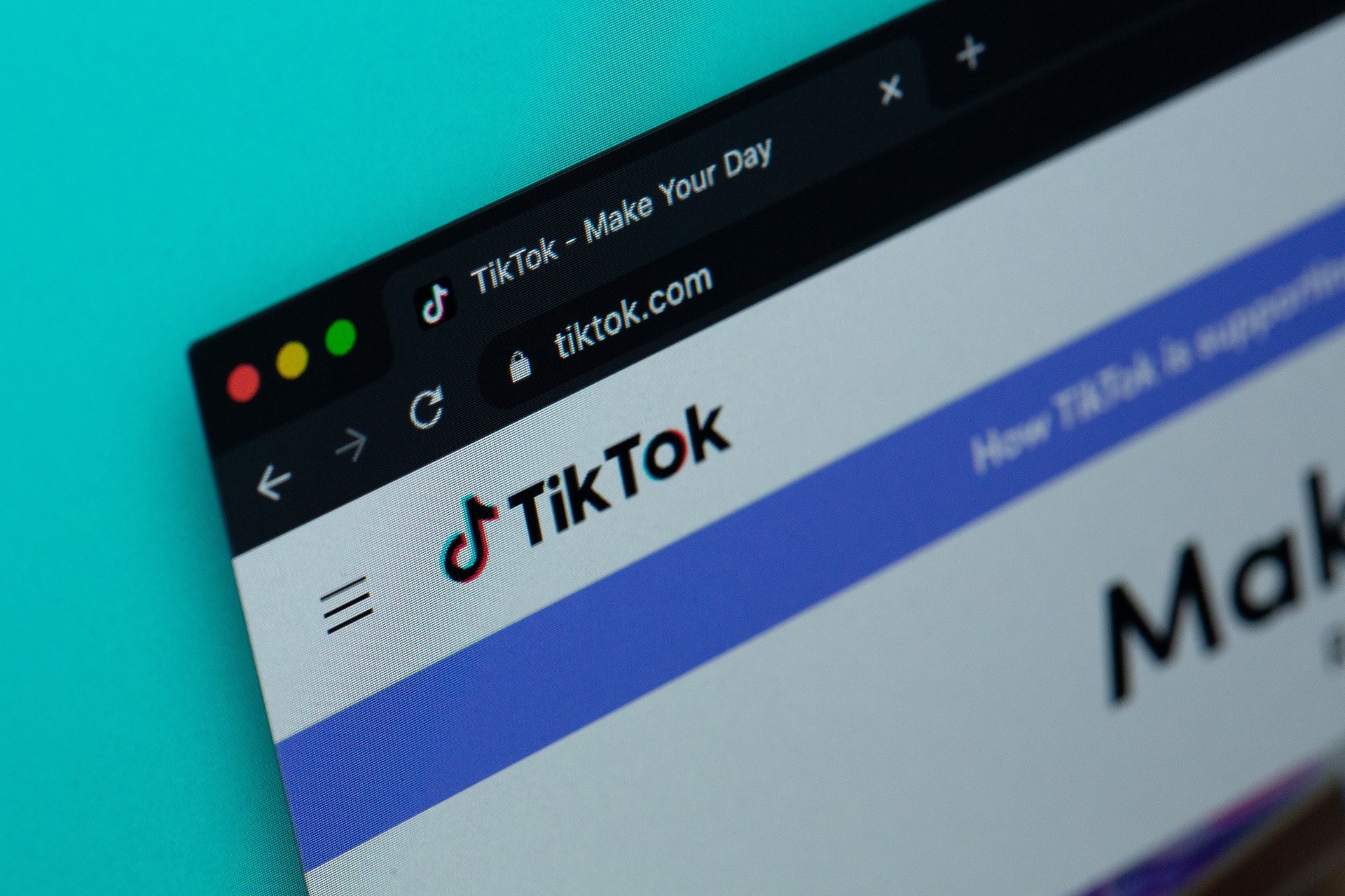 use the web version of TikTok on your desktop's web browser to fix TikTok liked videos disappeared, not showing, updating, saving or working