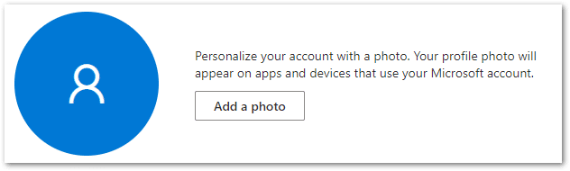 update profile picture via Microsoft to fix Microsoft Teams "Failed to Update Your Profile" or picture not showing