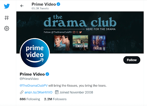 check for latest updates regarding Amazon Prime Video's server status and issues via Twitter to fix Amazon Prime Video keeps buffering, stopping, freezing or not loading, working, internet connection/streaming problems