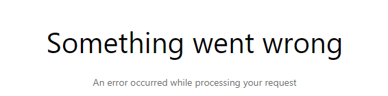 "something went wrong" error on microsoft whiteboard