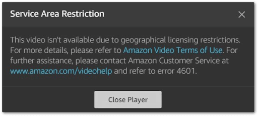 Temporarily Disable Your VPN Connection to Fix Amazon Prime Video Unavailable or Not Playing