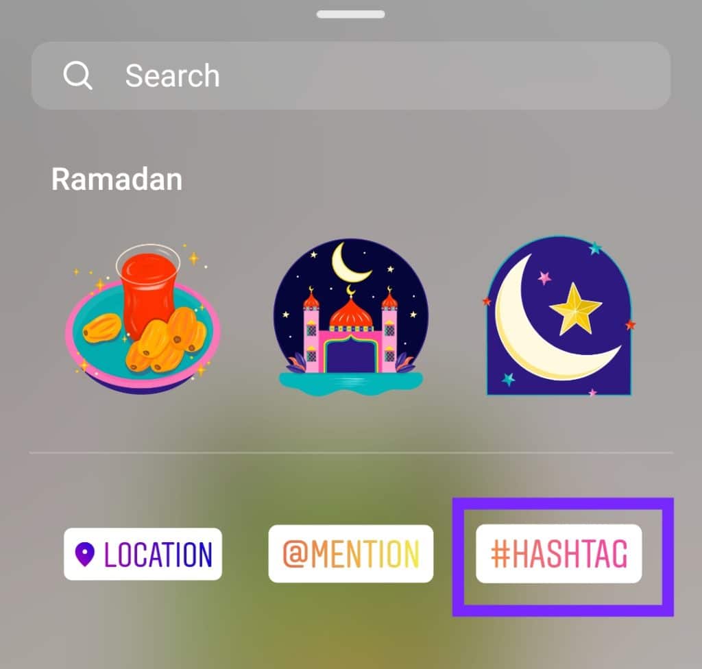 add hashtags to your instagram stories by using stickers