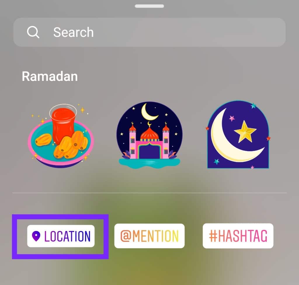 use the location tag on your instagram story