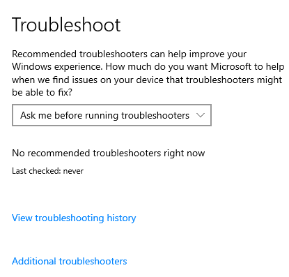 run troubleshoot on windows to fix Microsoft Teams no sound, poor audio quality, voice delay, echo issue or unmute/microphone not working, detected or recognizing