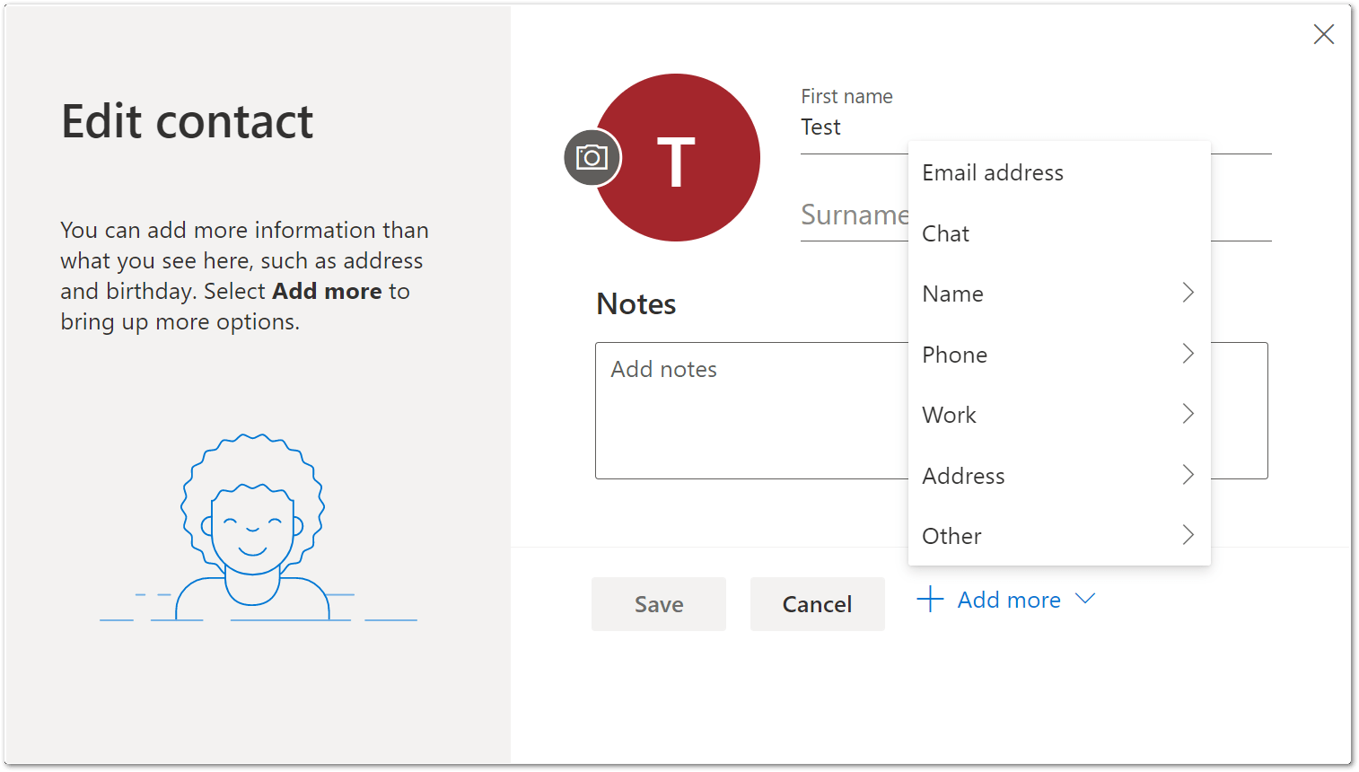 update contacts' information on Outlook to fix Microsoft Teams contacts and calendar not showing, updating, or syncing with Outlook