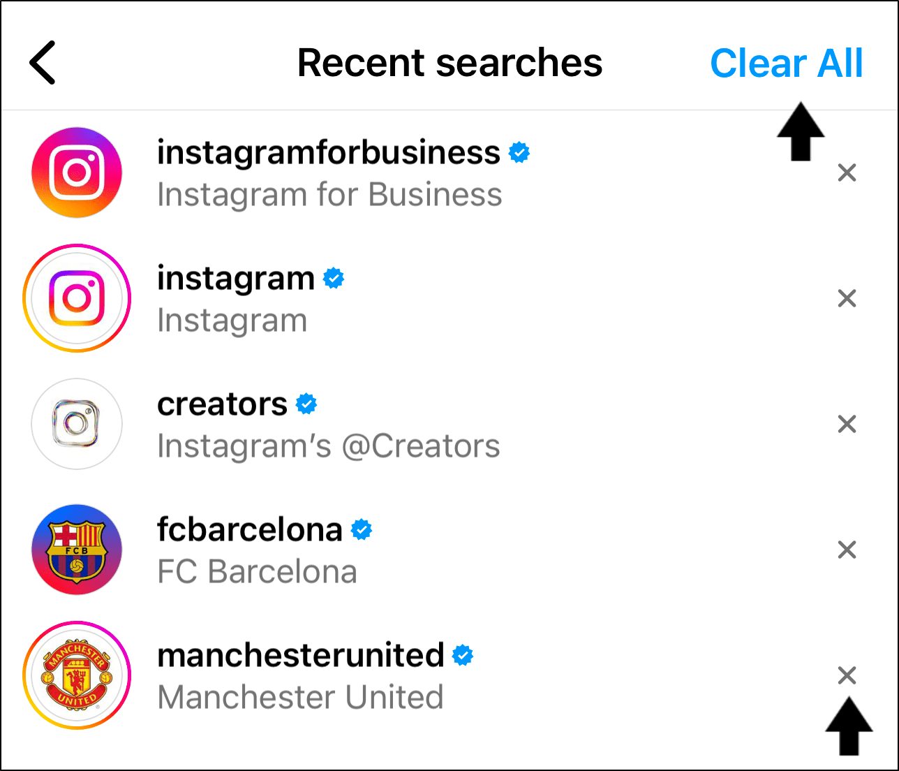 Clear your Instagram Explore page search history to reset or change Explore page to fix Instagram feed, homepage or Explore page not refreshing, updating, loading or "Couldn't Refresh Feed"