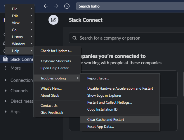 Clear Slack cache on Windows and macOS to fix Slack notifications