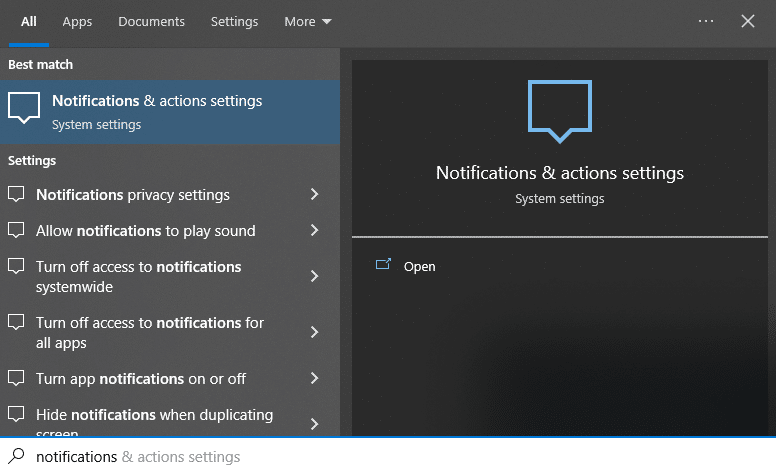 Configure Windows notification settings to fix Slack notifications