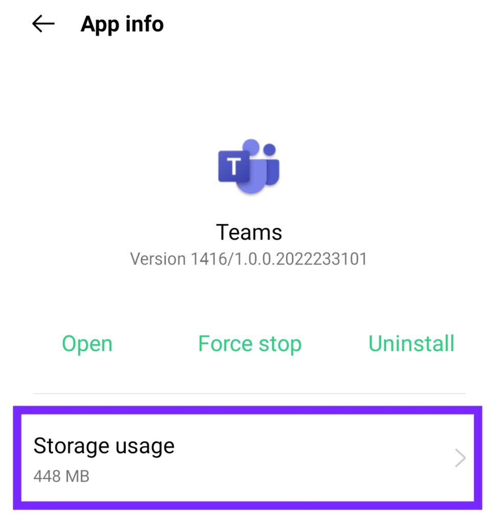 Clear cache on Android