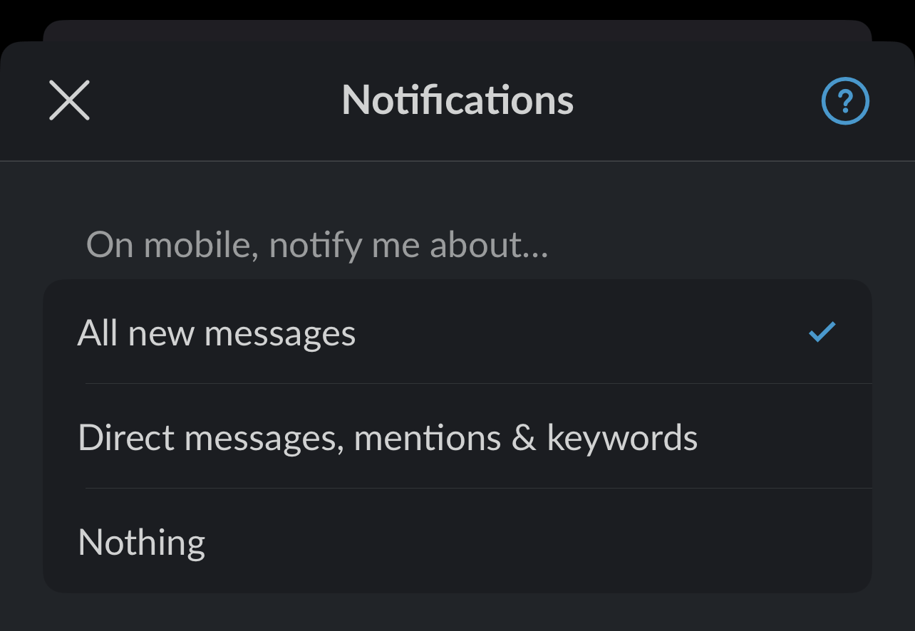 configure slack mobile app notification settings to fix Slack mobile notifications not working or showing on android or ios