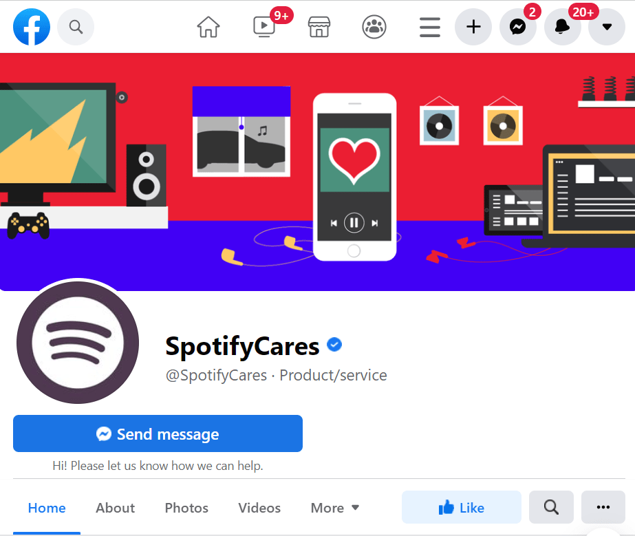 Report the problem to SpotifyCares
