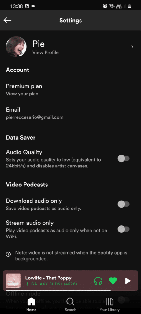 Use a lower stream quality on mobile devices