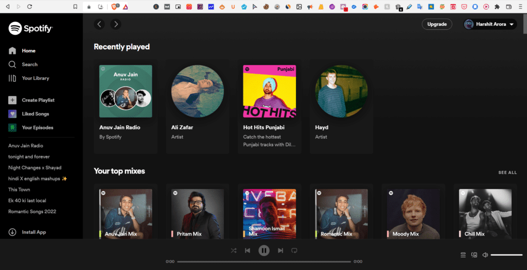 Use the web version of Spotify