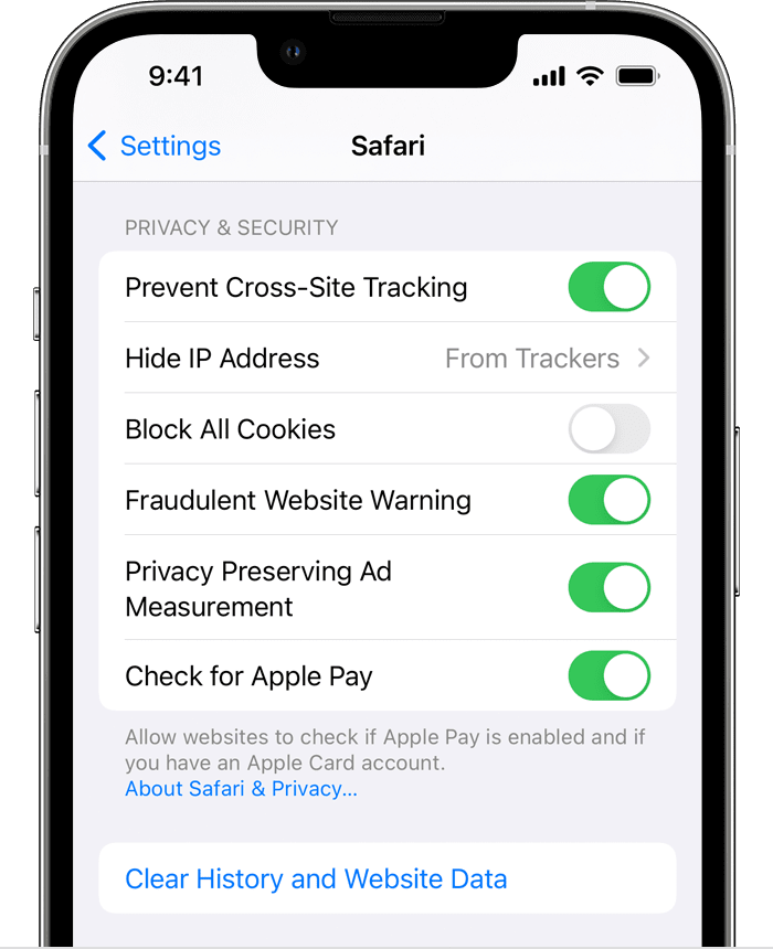 Clearing cookies and caches on Safari iOS to fix Taobao website not working