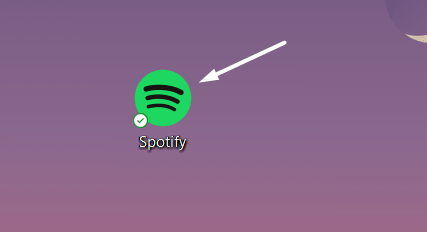 Force close and restart Spotify on Windows to fix Spotify shuffle play not random
